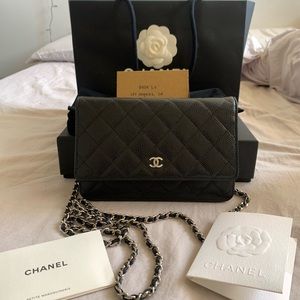 Chanel WOC Black caviar w/ SHW